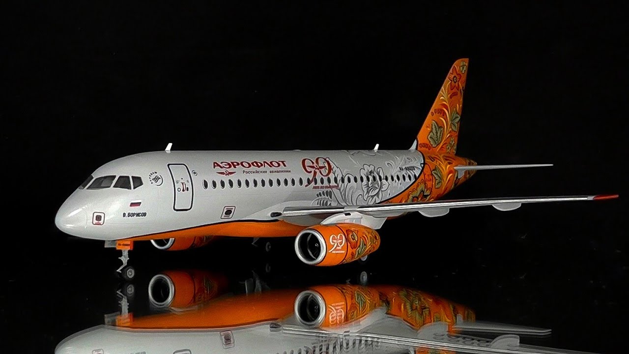 SuperJet-100: About Decaling, 1/144 Scale, Zvezda.