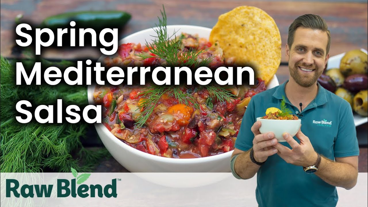 How to make a Spring Mediterranean Salsa in a Vitamix Blender! | Recipe Video