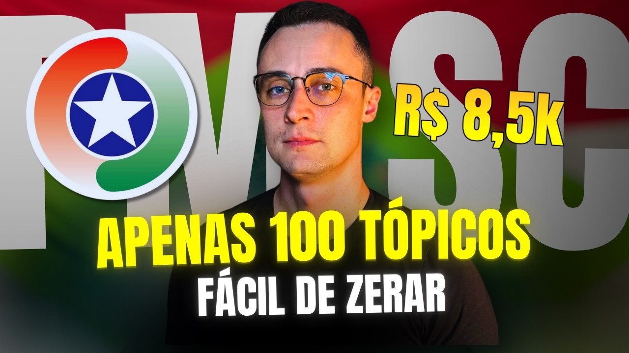 PMSC 2026: 500 Vagas e um edital que você estuda em 3 horas por dia