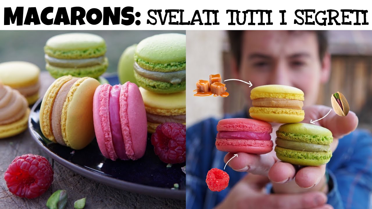 MACARONS: RICETTA BASE + 3 GUSTI - risultato garantito, promesso 💚 | Davide Zambelli