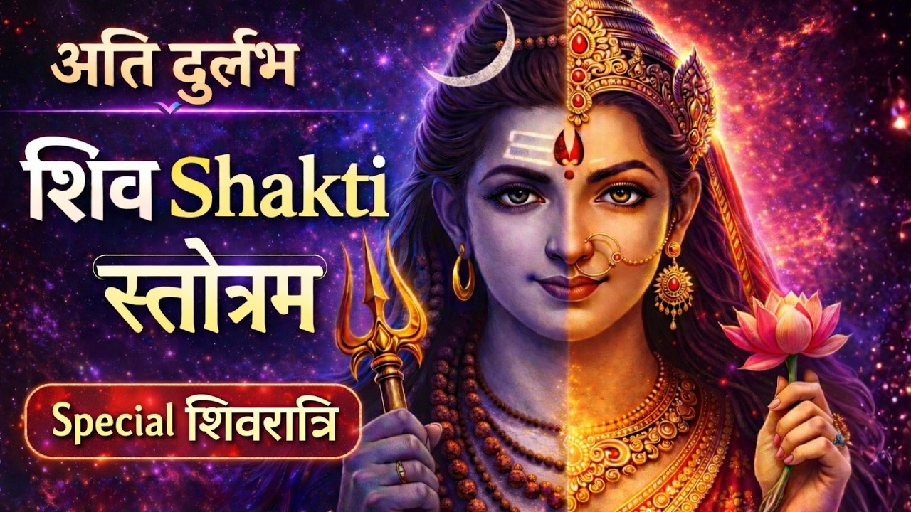 अति दुर्लभ शिव शक्ति स्तोत्र | सुनते ही बदलेंगी किस्मत और पूर्ण होंगी मनोकामनाएँ| Mahashivratri 2026