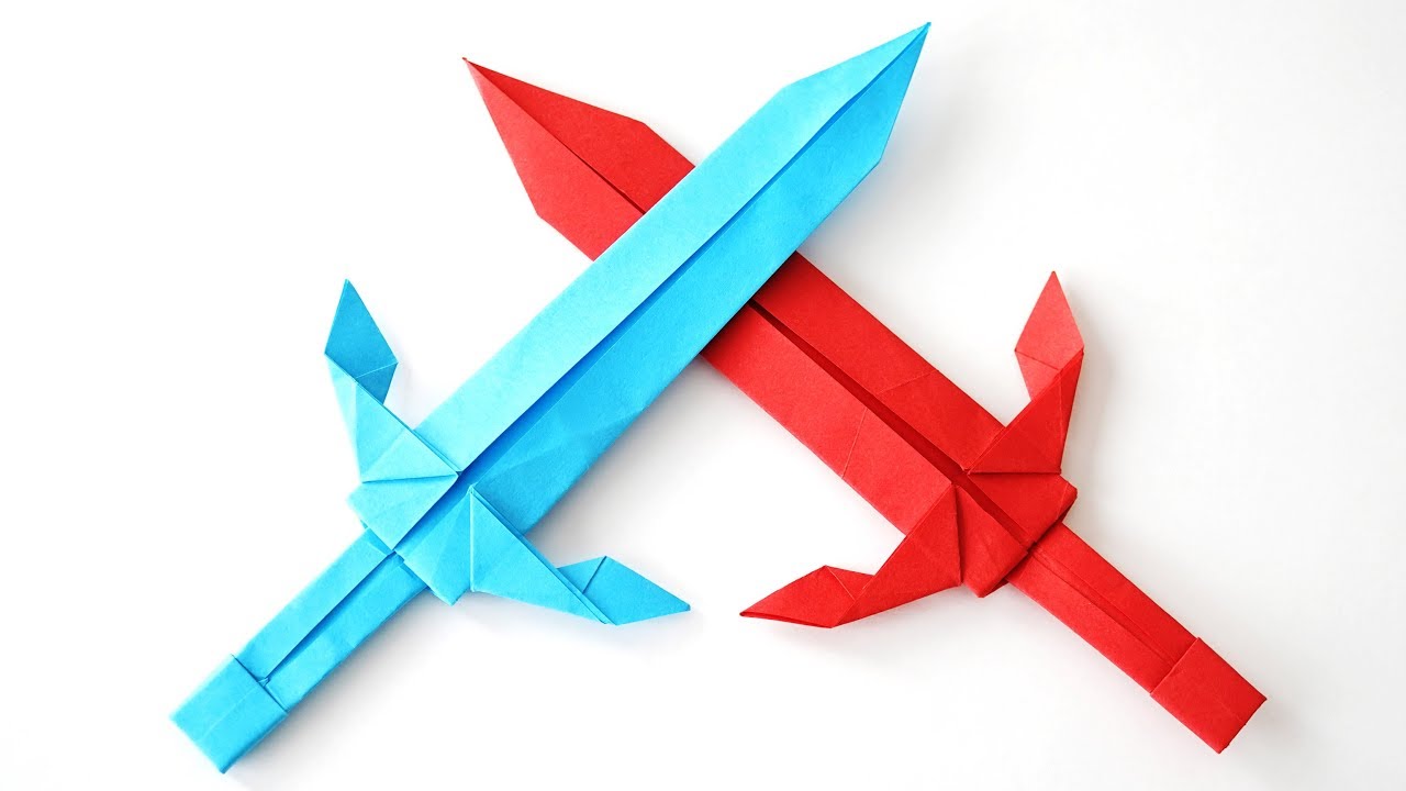 Origami Sword (Stephen Ha) - Papier Falten / Paper Folding / 종이접기 / Paper Crafts / おりがみ