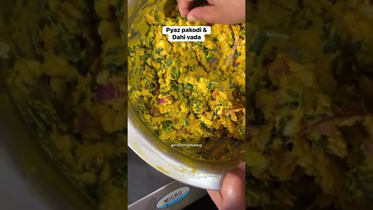 Holi special Pyaaz ki Pakori and dahi vada special #mummybhuklagi #trendingnow #holi