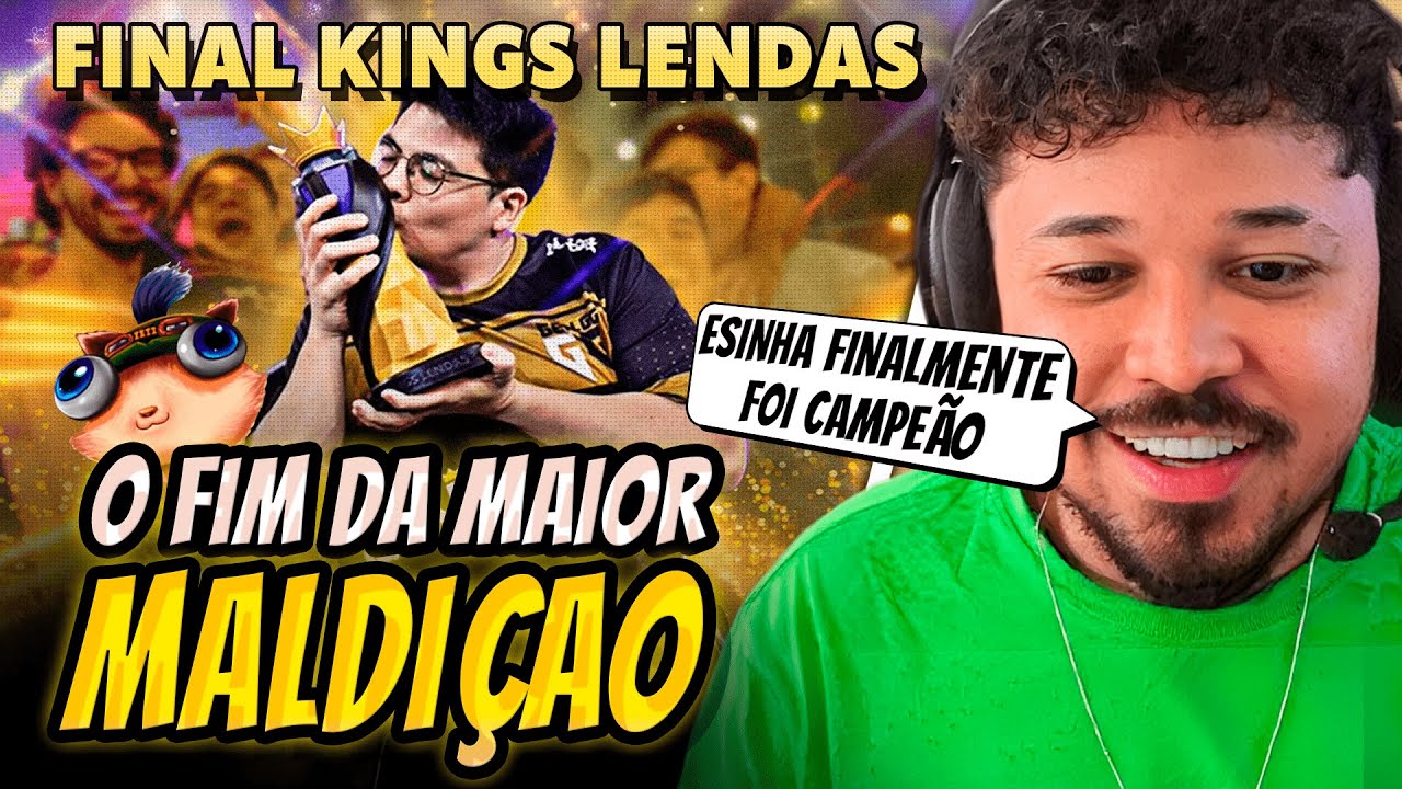 O FIM DA MAIOR MALDIÇÃO DO LOL | TitaN regindo ao @Bronziocre