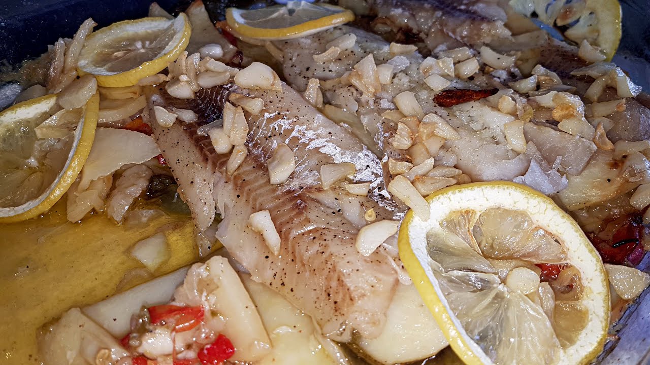 Filetes de Abadejo al horno