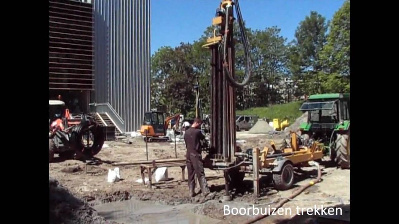 Aardwarmte boring 150 meter diep: Grondboringen Nederland