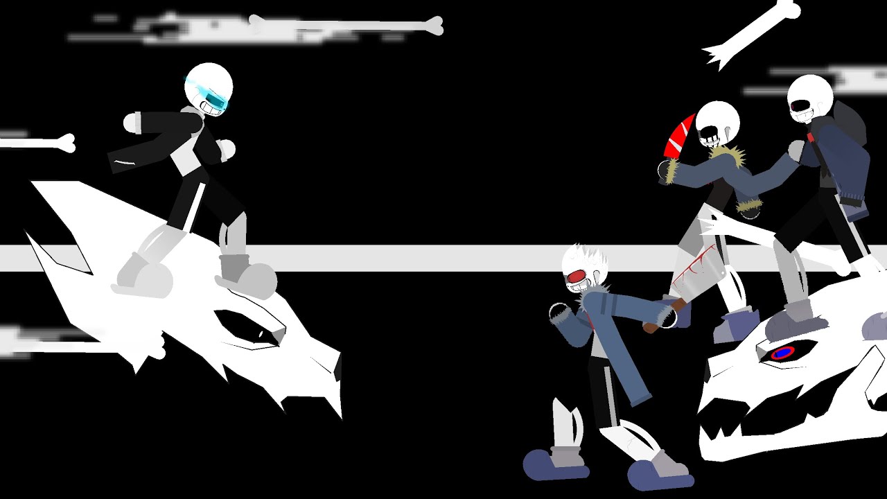 Last Breath sans VS Murder Time Trio (PART1) II sticknodes II