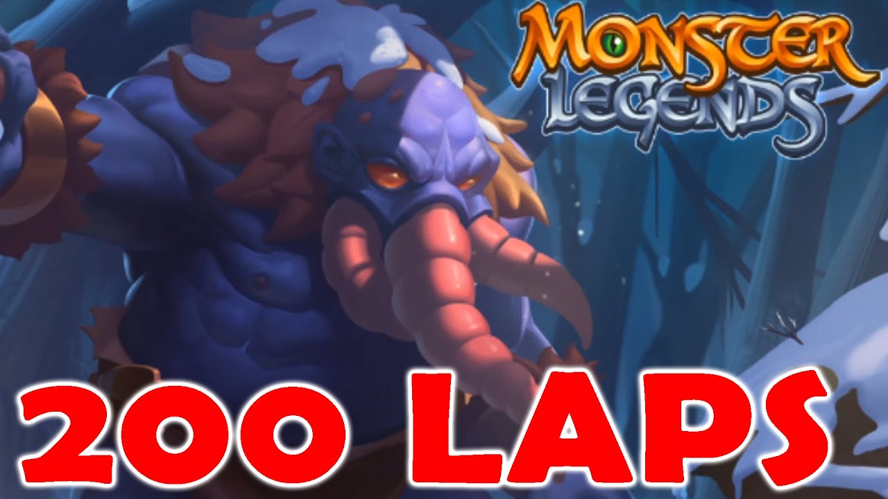 200 LAPS FOR RANK 5?! | NIFLHEIM MARATHON TEAM RACE | MONSTER LEGENDS KAWTHOR