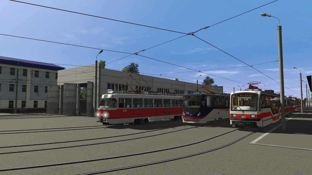 На ТАТРЕ Т3(МТТА) по Чапаево - Trainz Railroad Simulator 2019