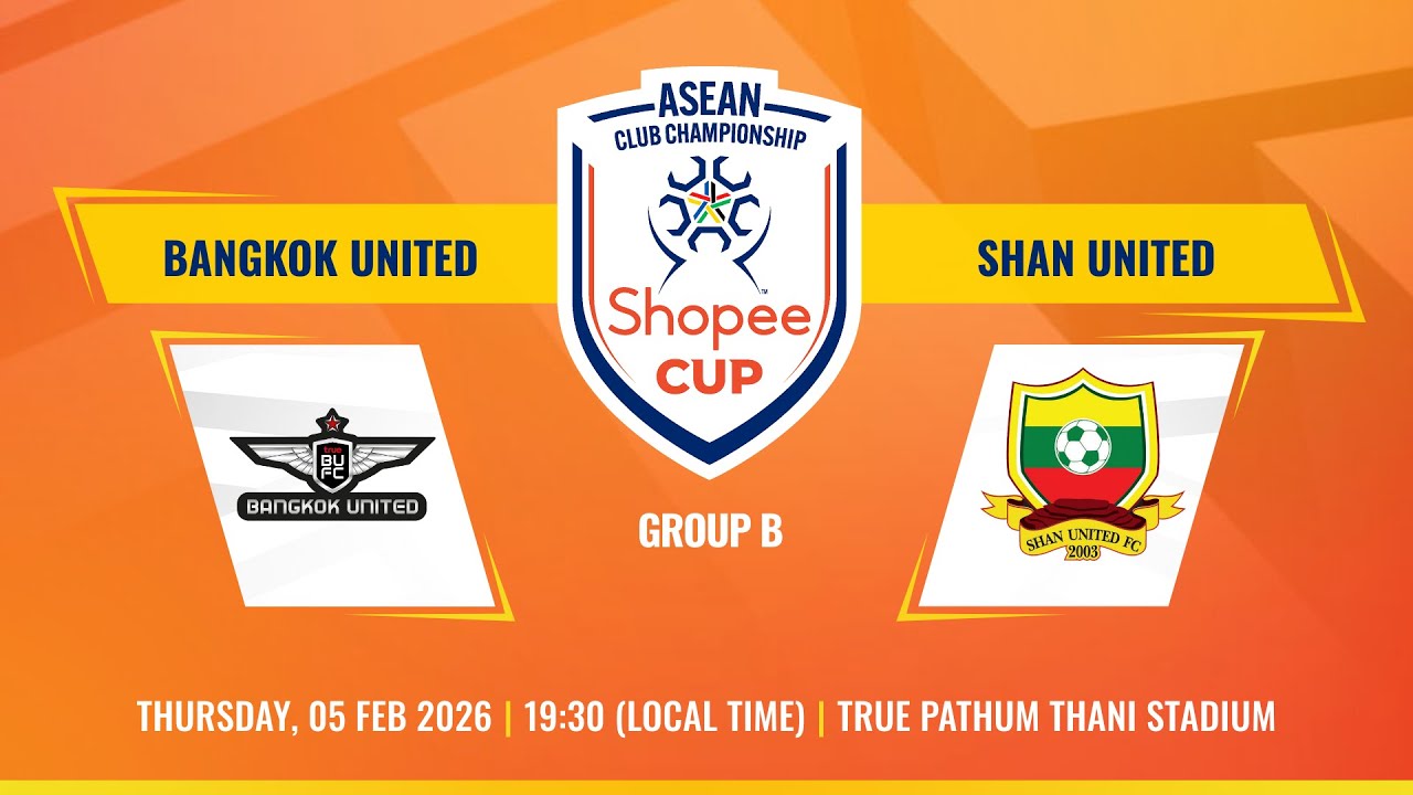 LIVE | Bangkok United (THA) vs Shan United (MYA) | #ShopeeCup 2025/26 Group Stage