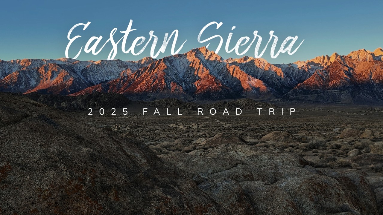 Eastern Sierra Fall Colors & Milky Way | 5-Day Solo Road Trip in 4K