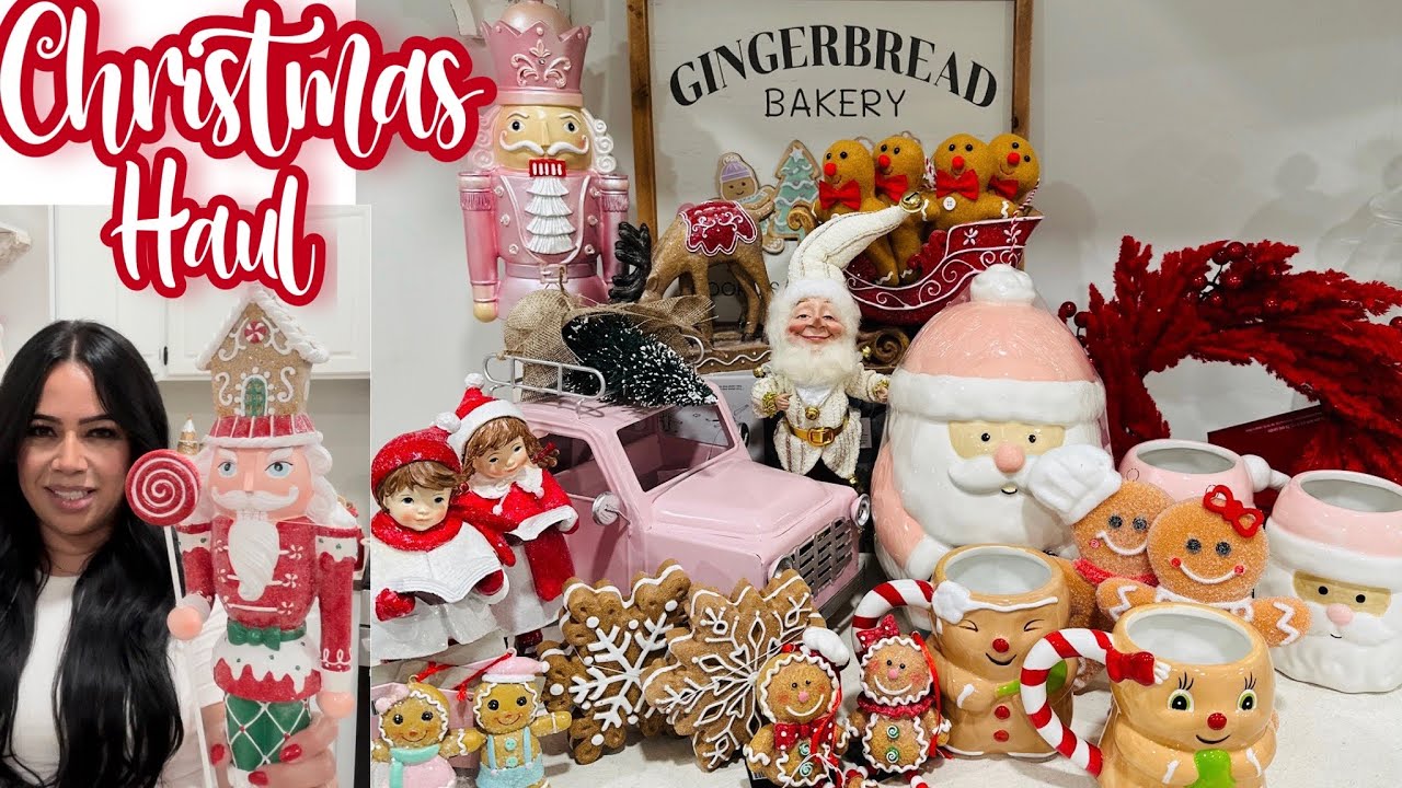 2023 Christmas Haul | Hobby Lobby and At Home Christmas haul | Gingerbread haul