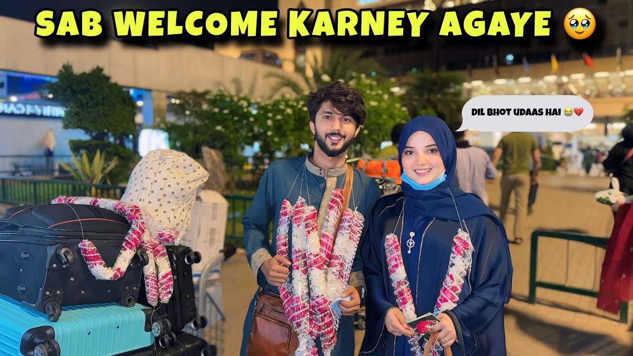 Sab Welcome Karne Aaye…🥹 | Dil Udaas Hai 💔 | Back to Home 🏠 😔 | Rabeeca Khan | 