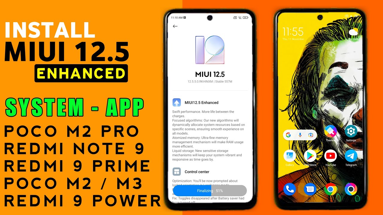 MIUI 12.5 ENHANCED EDITION SYSTEM UPDATES | Poco M2/M2 Pro,X3,Redmi Note 9,10 Pro/Max,9 Power,9Prime