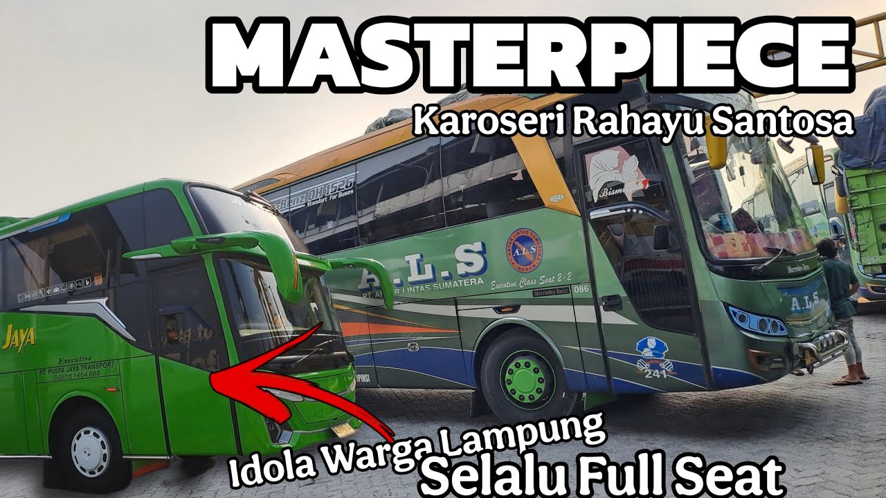 DUET MASTERPIECE ALS SKYLINER trip JATIM‼️Puspa Jaya idola warga Lampung yang selalu full seat😱