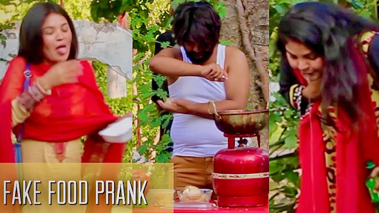 Fake Food Tasting Prank 😜 @Moonshavaiz