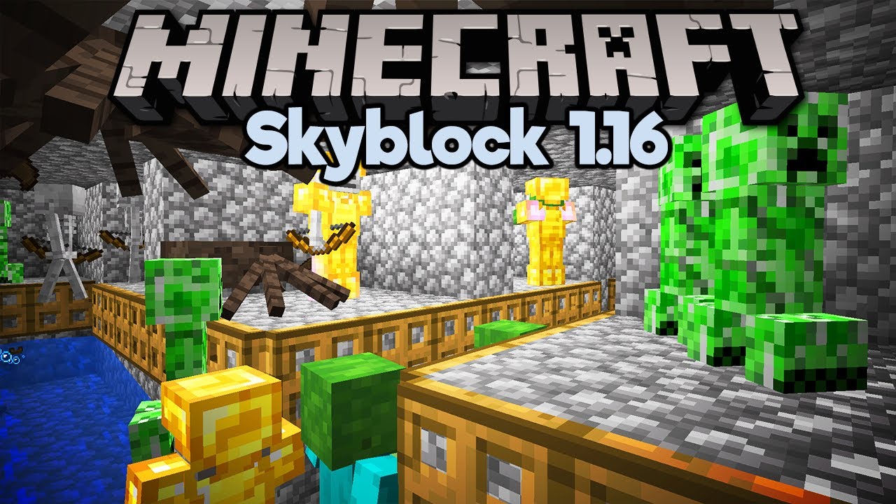 Pathfinding Hostile Mob Farm! ▫ Minecraft 1.16 Skyblock (Tutorial Let's Play) [Part 3]
