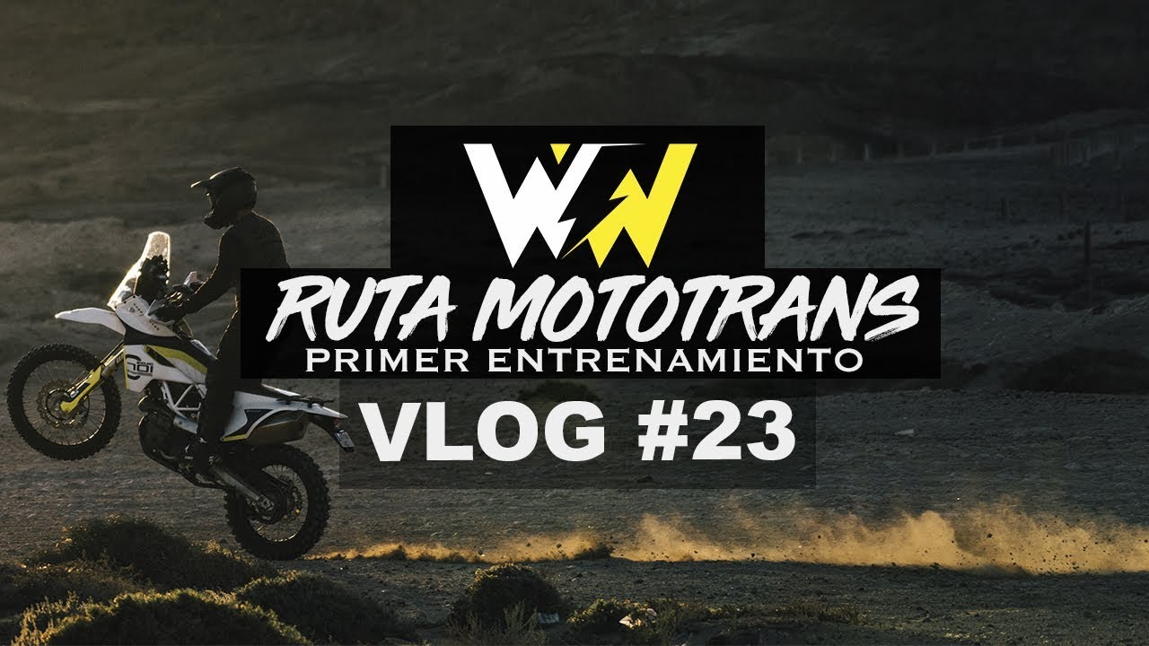 Honda CRF 250 Rally & Husqvarna 701- Ruta Mototrans ( TEST 01 ) - VLOG 23