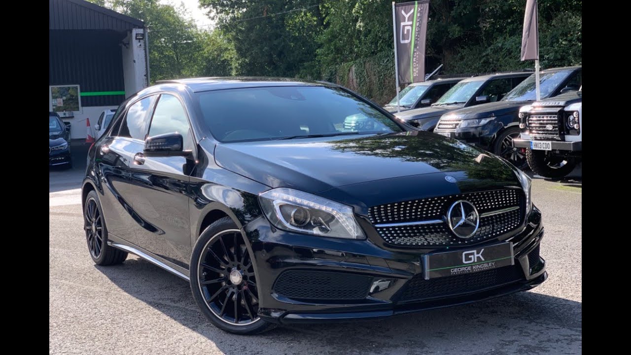 2015 Mercedes A220 CDI AMG Night Edition with Pan Roof, Sat Nav, Camera for sale at George Kingsley