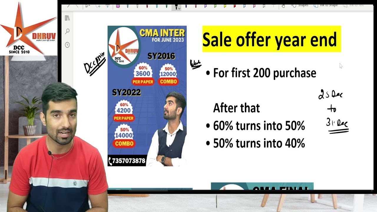 CMA sale for June 2023 exam || Download Dcc prime app