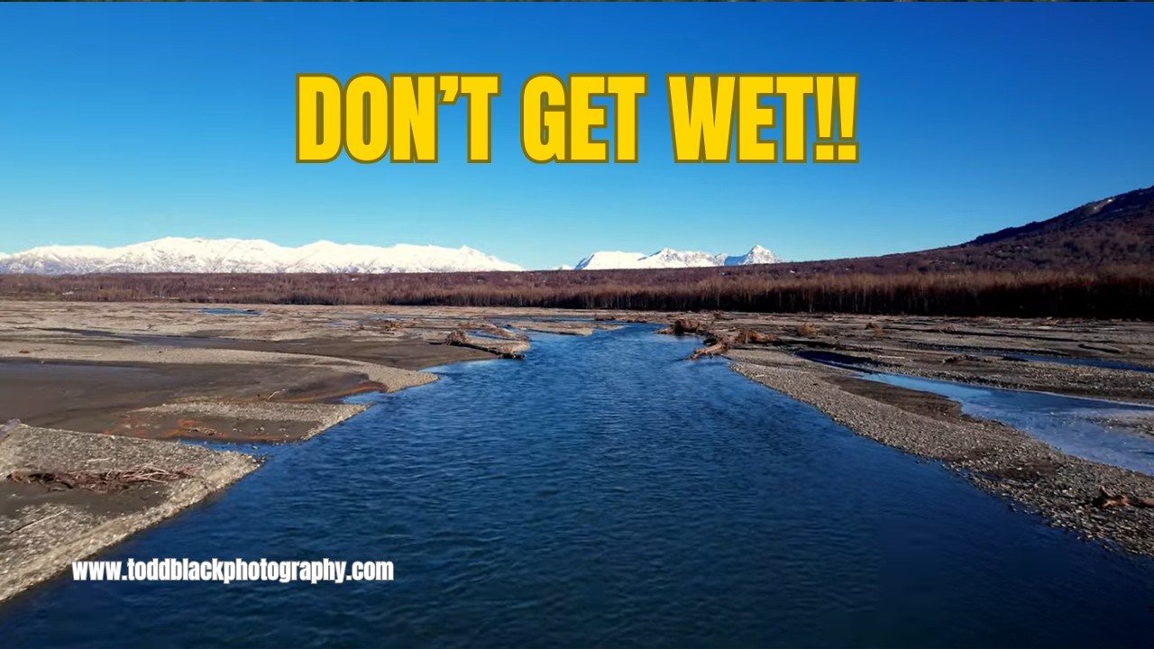 Matanuska River Bed | Low Level Aerial Alaska | Drone Footage