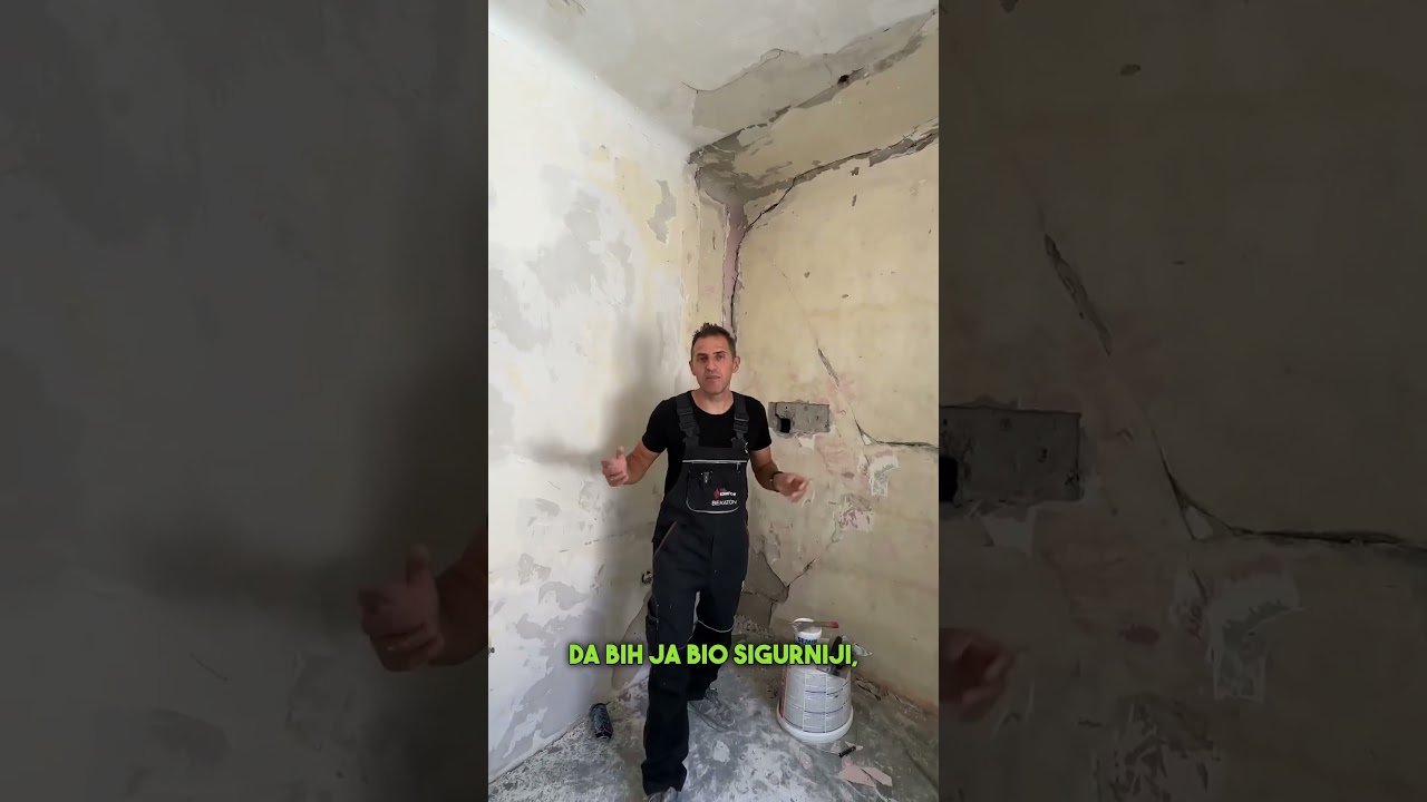 Kako da se resite pukotina na plafonu i zidu 