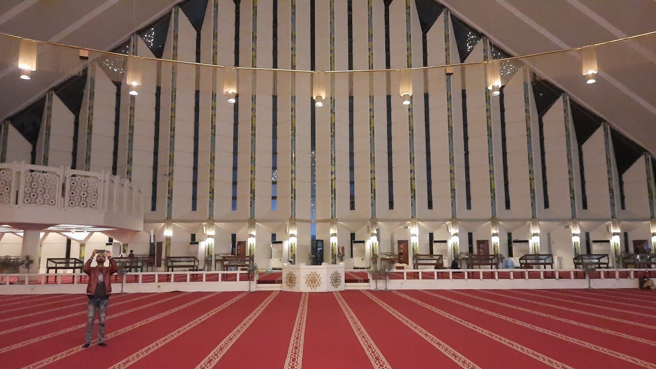 Faisal Masjid View Pakistan - Faisal Masjid Inside View