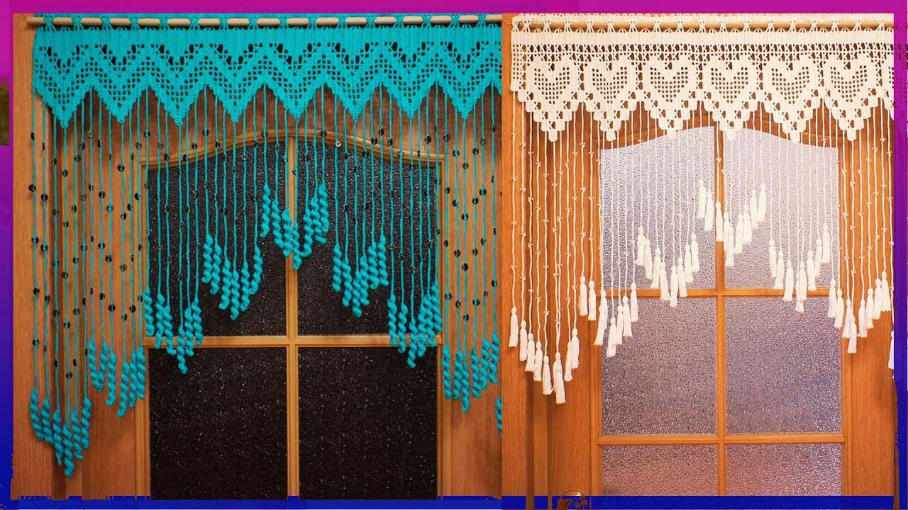 Cortinas Tejidas a crochet