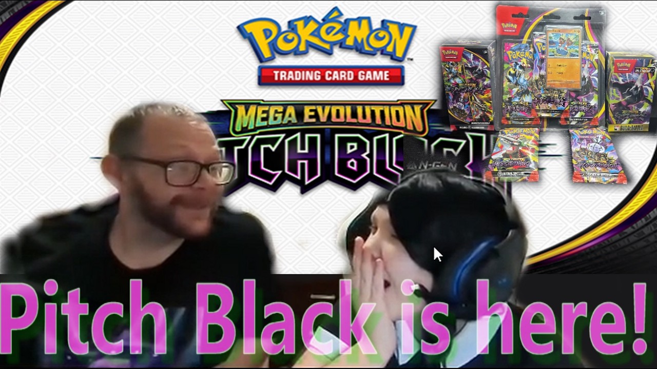 Pitch Black Pok&eacute;mon Release Day with Wednesday Addams! 🖤