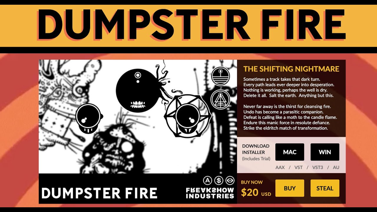 Dumpster Fire by Freakshow Industries Multi Effects Sound Demo