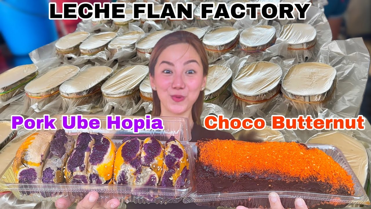 Leche Flan Factory in Manila | FAMOUS Pinoy Dessert & Sweet Delicacies | Cheapest Pasalubong
