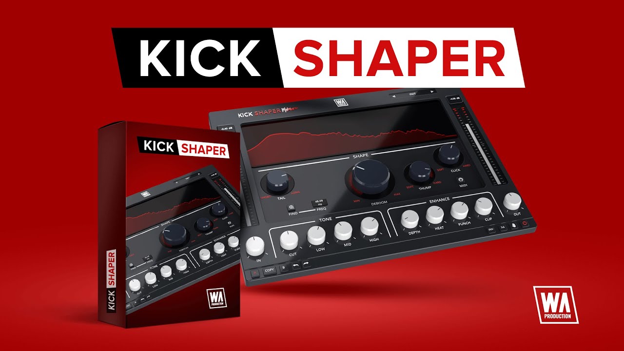 KickShaper Plugin - The Perfect Kick in Seconds (VST / AU / AAX)