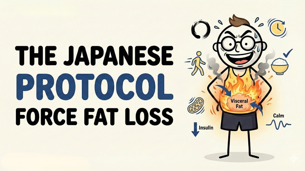 The Japanese Protocol to Force Visceral Fat Loss (Science Based)