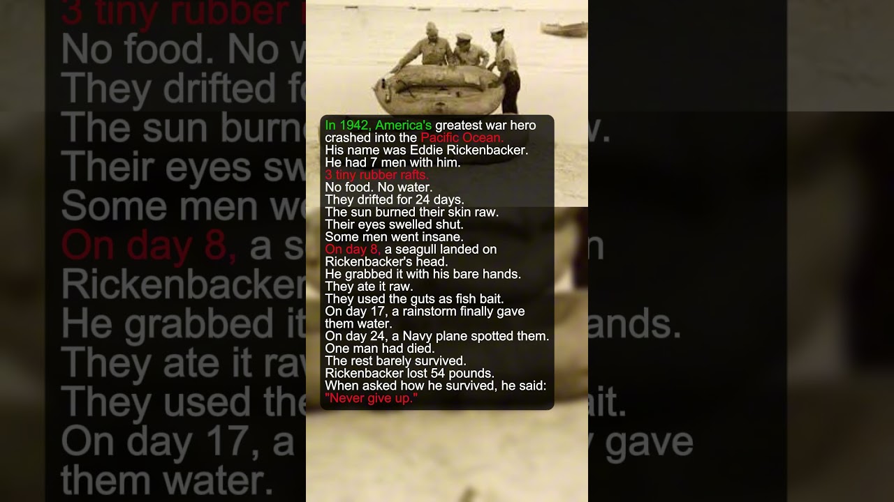 24 Days on a Raft With No Food | Military History Talks