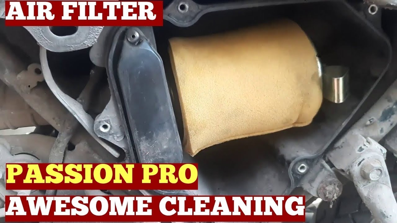 How to Properly Clean Your Passion Pro Air Filter