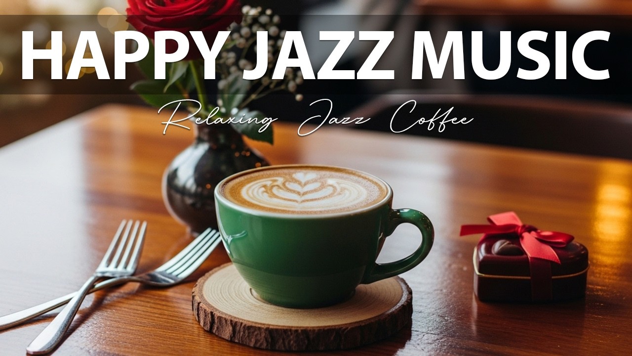 Happy Jazz Music ☕ Coffee Sop Ambiance for Stress Relief, Great Moods and Happy Moods