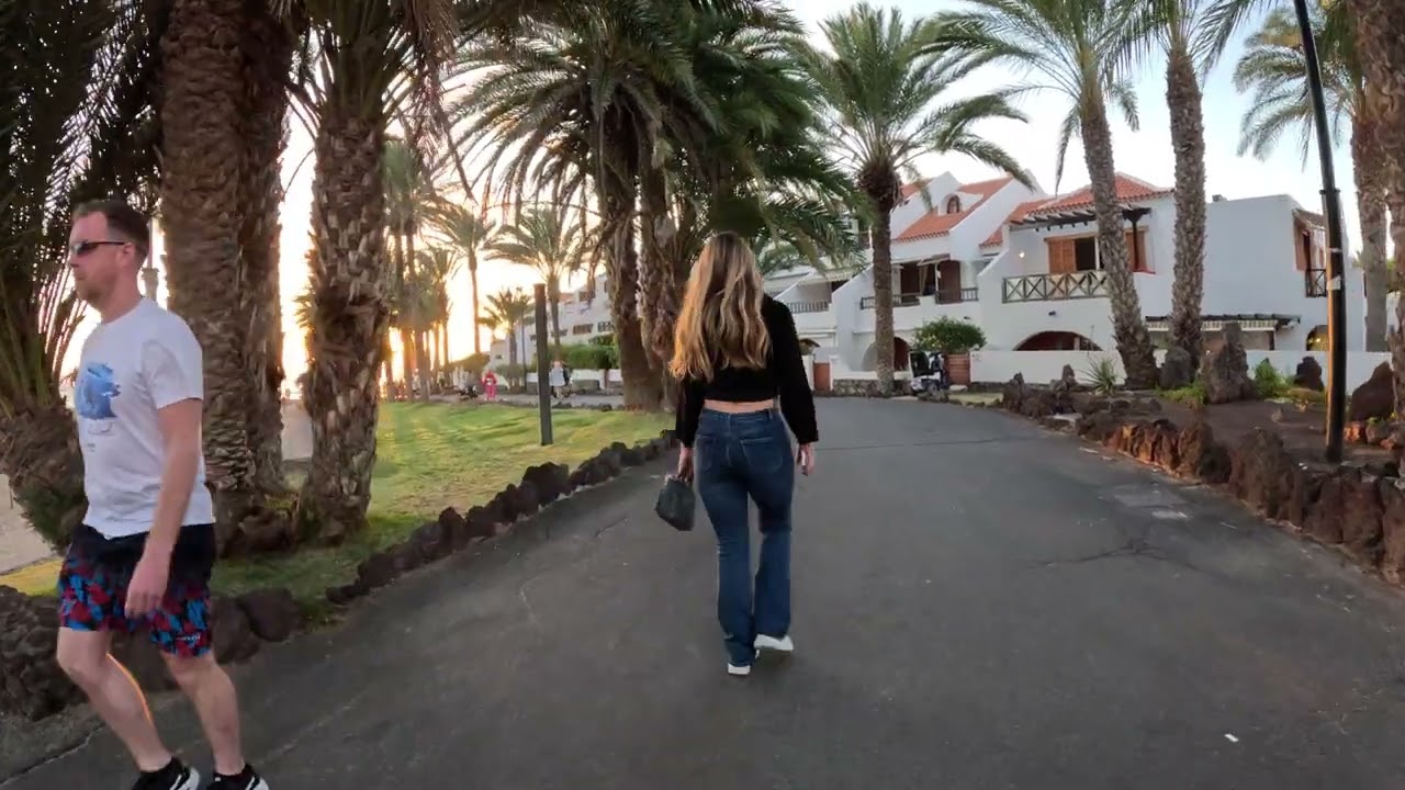 Playa de las Américas Tenerife Canary Islands Promenade Beachfront 4k Walking Tour Jan 2026 HD GoPro