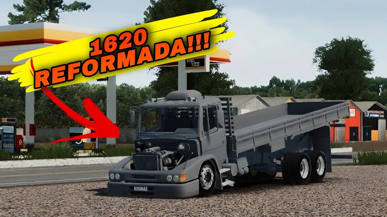 VLOG!!! REFORMEI O 1620 ABANDONADO NO GLOBAL TRUCK ON-LINE 🏄🏻‍♂️🚛🤩