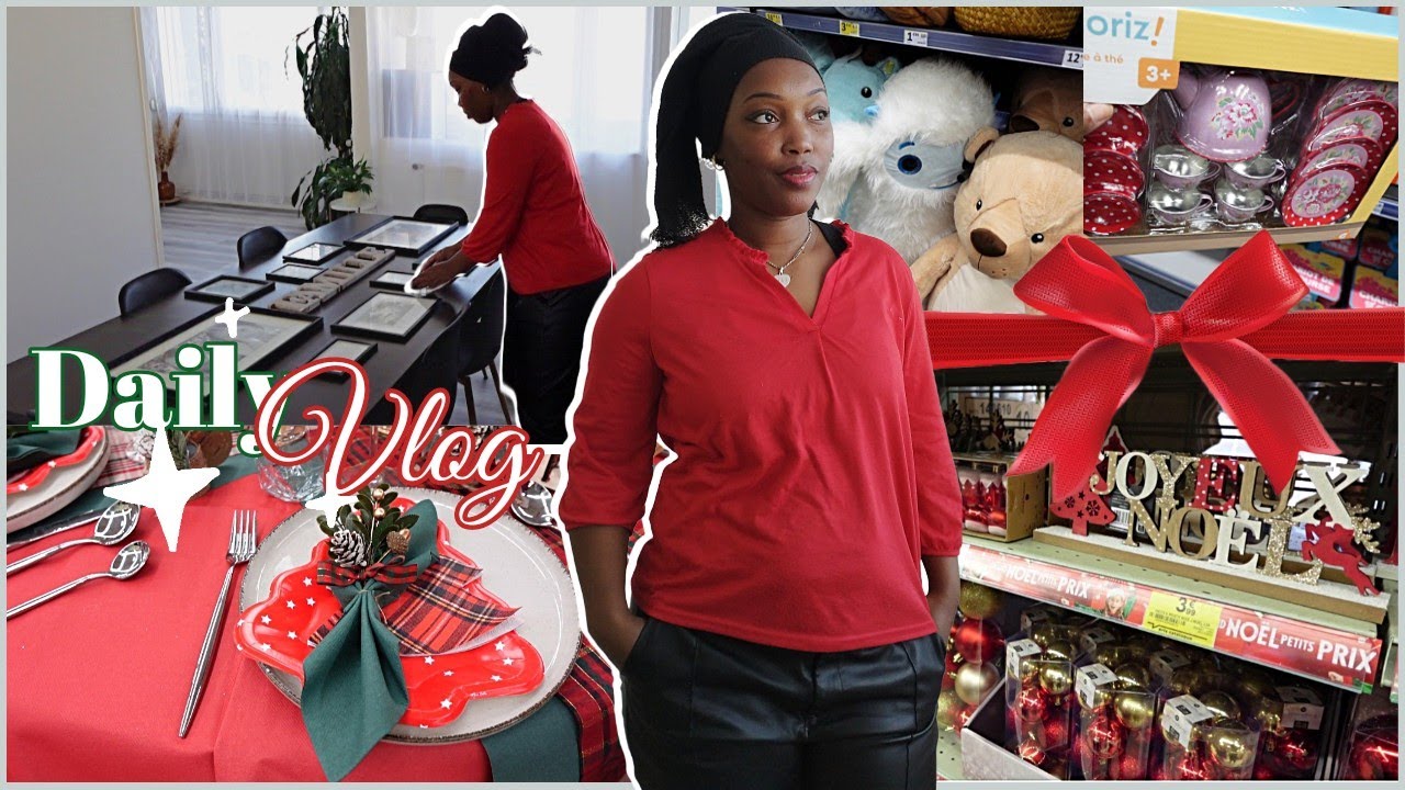 DAILY VLOG ✨ Décoration de Noël | idées CADEAUX 🎁 Arrivages GIFI | CENTRAKOR | EVERCROSS EV06C