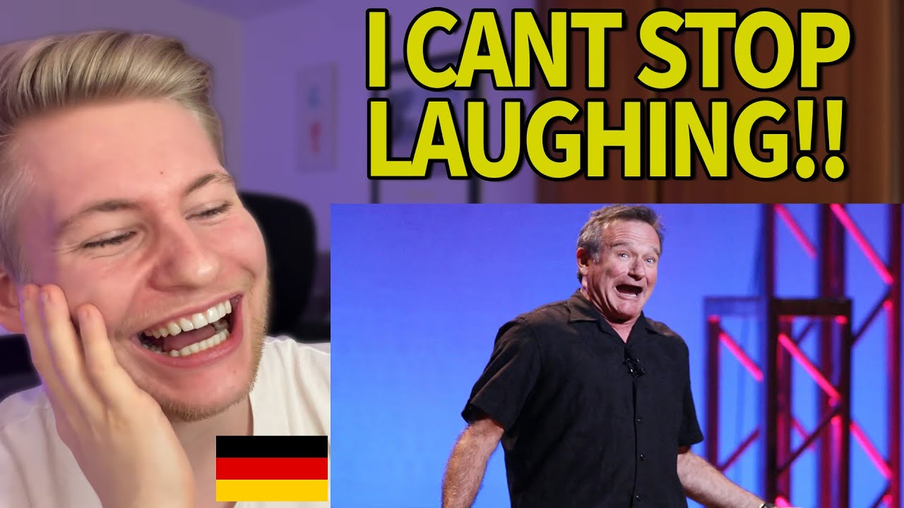 HUMORLESS GERMAN reacts to Robin Williams FOR THE FIRST TIME!