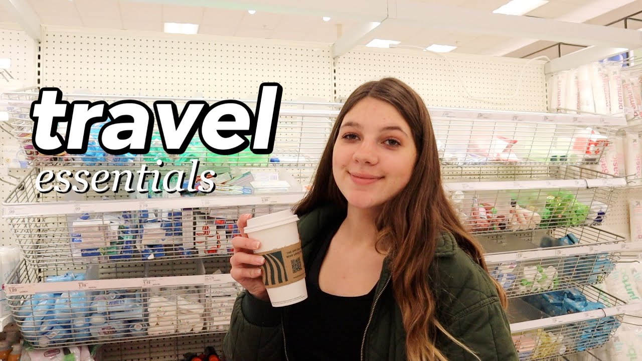 target travel essentials shopping VLOG