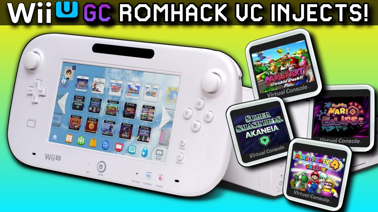 How to Play GameCube ROM Hacks on Wii U w/Gamepad! (VC Inject Tutorial)