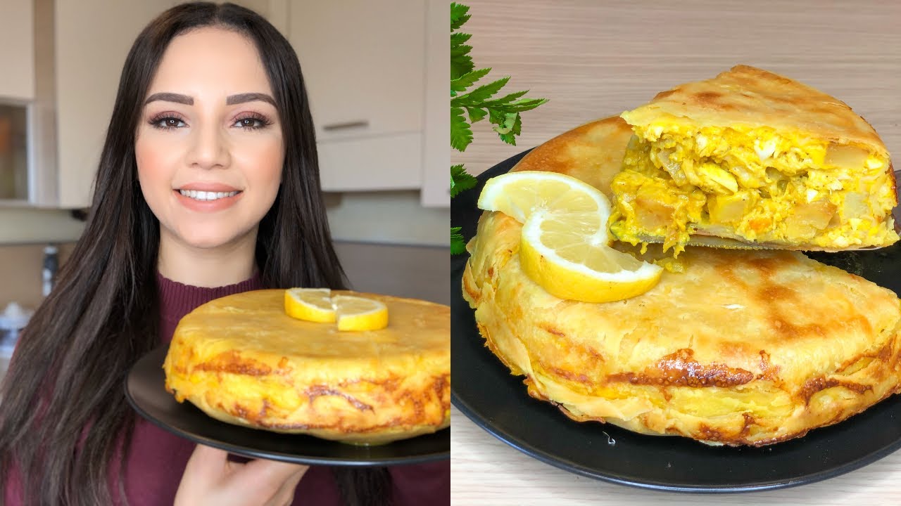 طاجين ملسوقة تونسي زمني بأسهل طريقة Tajine malsouka