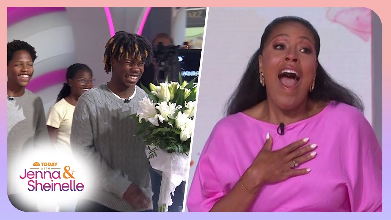 Sheinelle Jones' 3 Kids Surprise Her On-Air for Her Book Debut