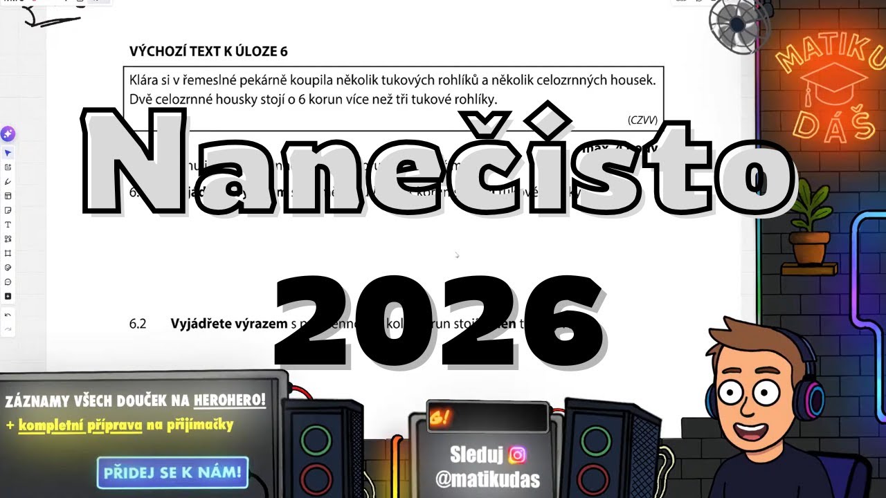 PŘIJÍMAČKY NANEČISTO 2026 - Záznam Streamu