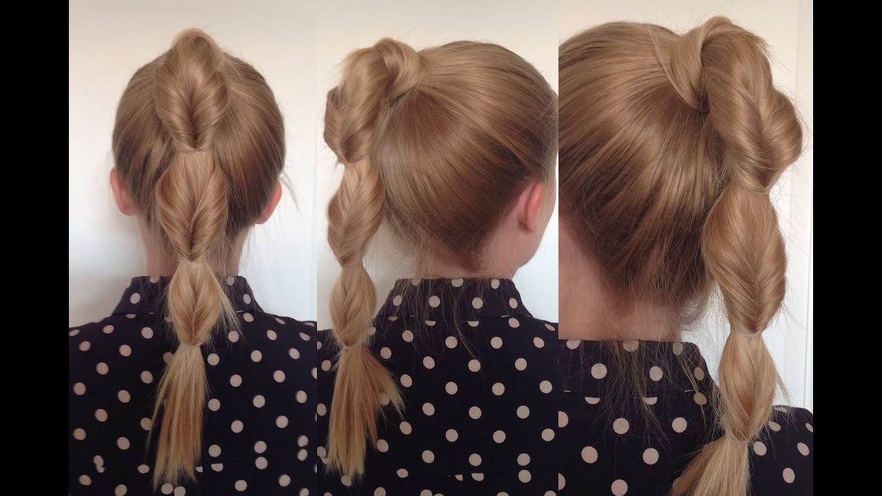 Back to School Hairstyles- Faux Fishtail Braid Tutorial for Long Hair
