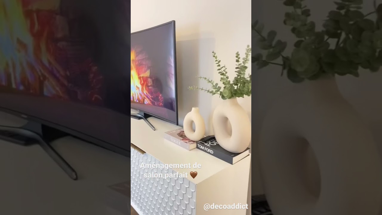 D&eacute;coration et am&eacute;nagement de salon parfait 🛋⚪️!
