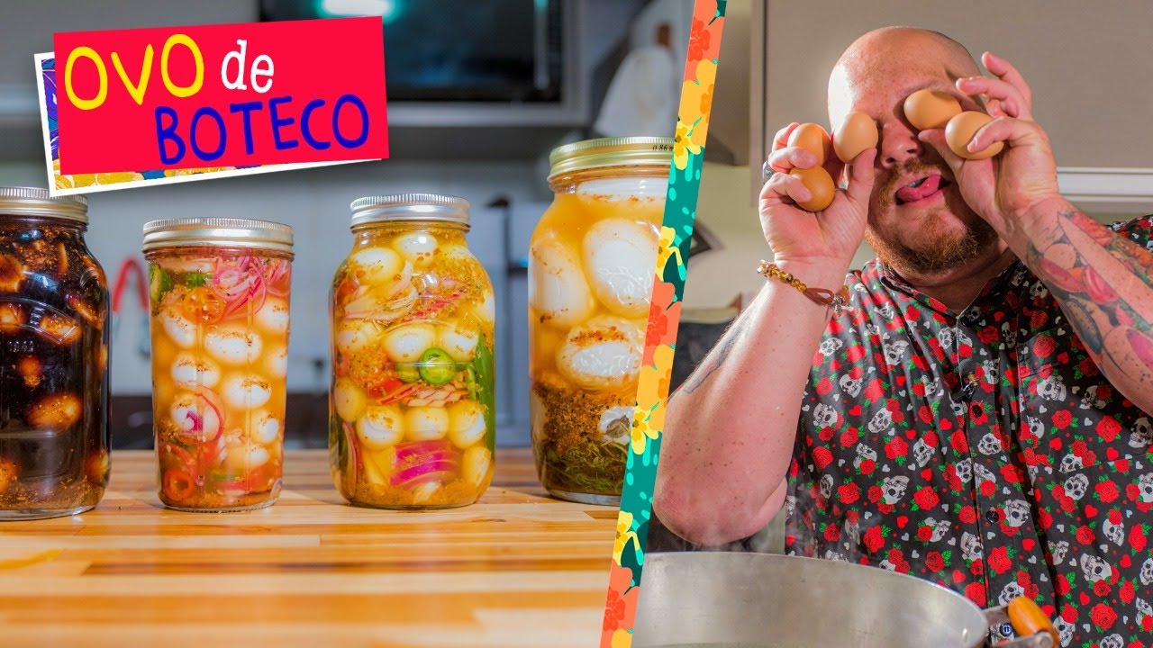 Ovo de Boteco - Como fazer ovos em conserva / Égua Doido