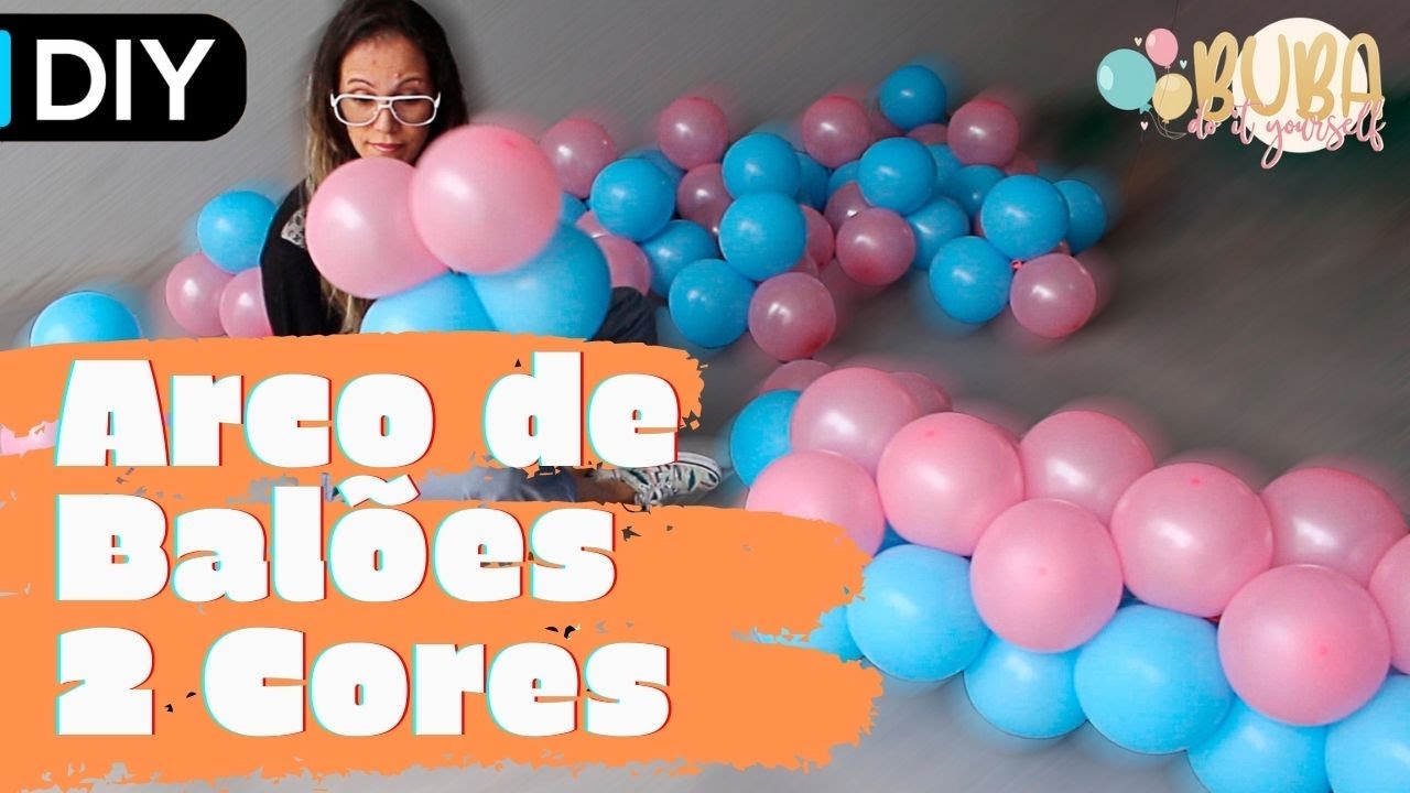 DIY Arco de Balões 🎈 de duas Cores