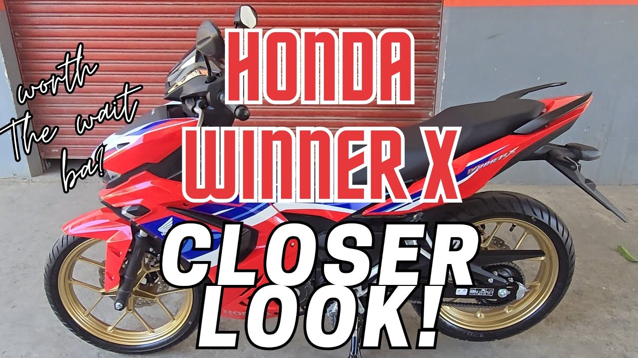 Honda Winner X Closer look! Worth the wait ba?